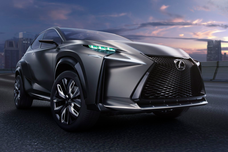 Illustration for article titled Lexus Reveals Turbocharged Lexus LF-NX Concept At Tokyo Motor Show